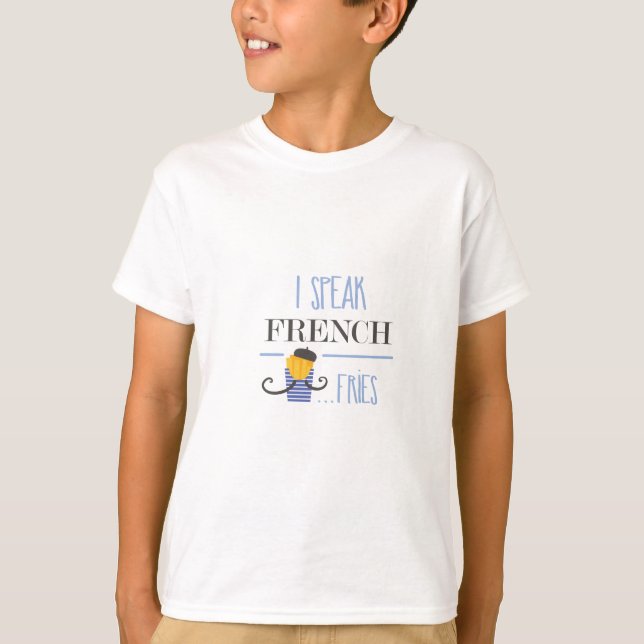 Jag talar fransk…, Småfiskar T-shirt (Framsida)