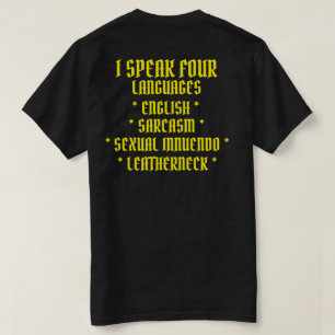 JAG TALAR FYRA SPRÅK T SHIRT
