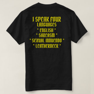 JAG TALAR FYRA SPRÅK T SHIRT