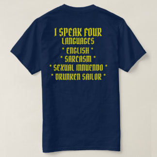 JAG TALAR FYRA SPRÅK T SHIRT