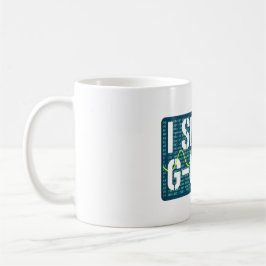 Jag talar G-Code CNC Machinist Programmer Rolig Kaffemugg