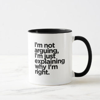 Jag talar inte om kaffe Mugg
