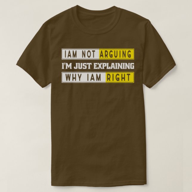 Jag talar inte om varför jag bara förklarar varför t shirt (Design framsida)
