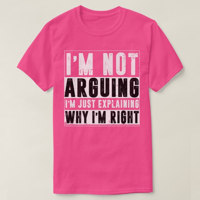 Jag talar inte om varför jag bara förklarar varför t shirt (Design framsida)