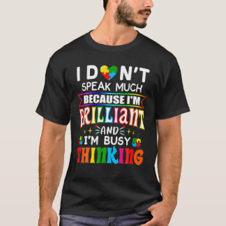 Jag talar inte så briljant Autism Autistic Boys G T Shirt