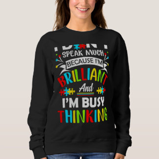 Jag talar inte så briljant Autism Autistic Boys G T Shirt