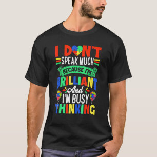 Jag talar inte så briljant Autism Autistic Boys G T Shirt