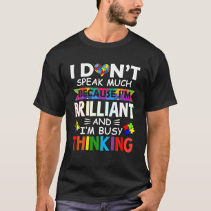 Jag talar inte så briljant Autism Autistic Boys G T Shirt