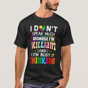 Jag talar inte så briljant Autism Autistic Boys G T Shirt