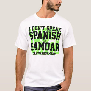 Jag talar inte spanjor tee shirt