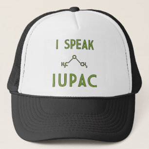 Jag talar IUPAC-truckerkepsen Truckerkeps