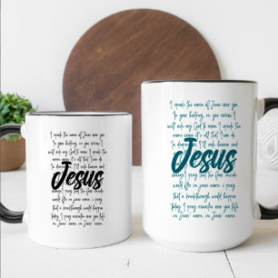 Jag talar Jesus Namn över er kristna Kaffemugg