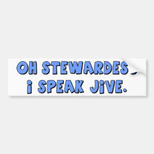 JAG TALAR JIVE bildekalet Bildekal