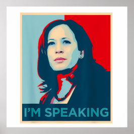 Jag talar Kamala Harris Poster