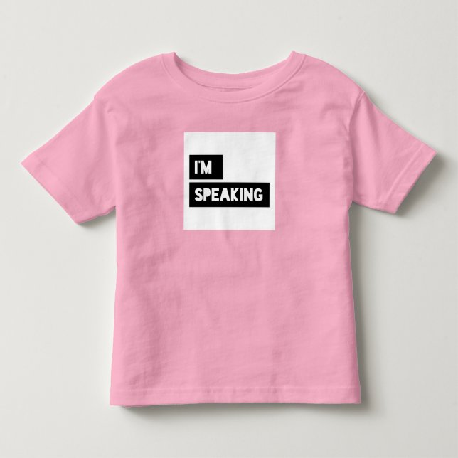 Jag talar Kamala Harris T Shirt (Framsida)