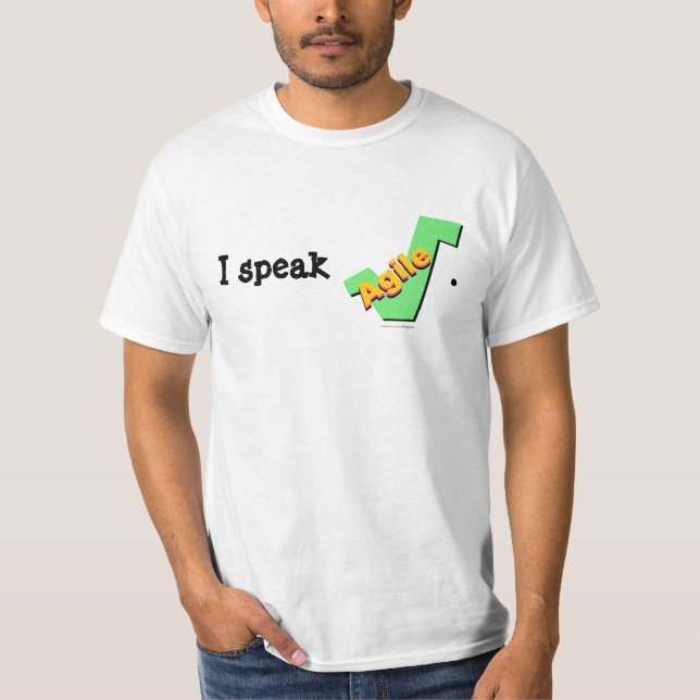 Jag talar lättrörligt tee shirt (Framsida)