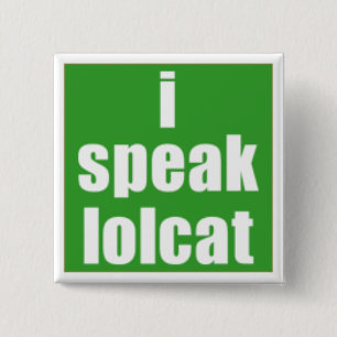 Jag talar LOLCAT knäppas Knapp