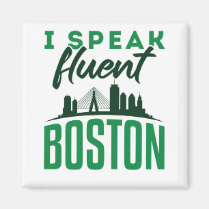 Jag talar med Fluent Boston Bostonic Accent Magnet