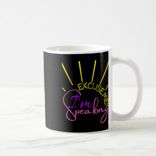 Jag talar med Funny Kamala Harris 2 Kaffemugg