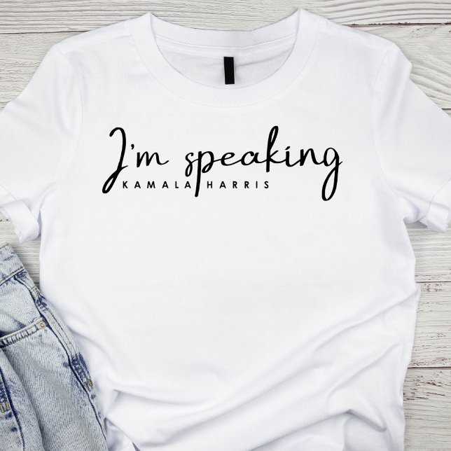 Jag talar med Kamala Harris Quote T Shirt (Skapare uppladdad)