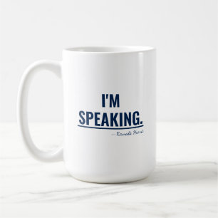 Jag talar med Vicen Kamala Harris 2020 Kaffemugg