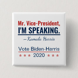 Jag talar med Vicen Kamala Harris 2020 Knapp