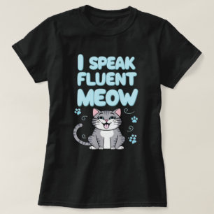 Jag talar Meow blk Womens T Shirt