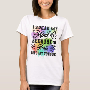 Jag talar mitt sinne för att det Ontr till Bitan M T Shirt