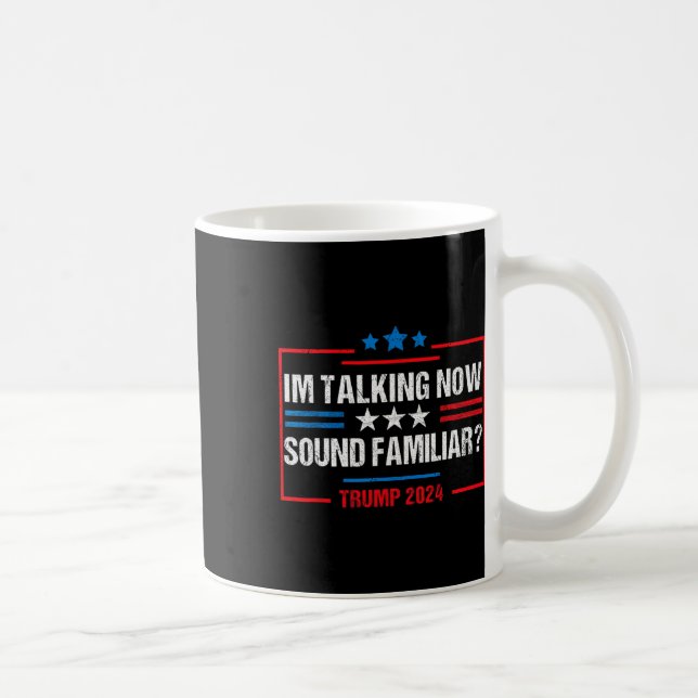 Jag talar nu om valtrumpen 2024 W Kaffemugg (Höger)