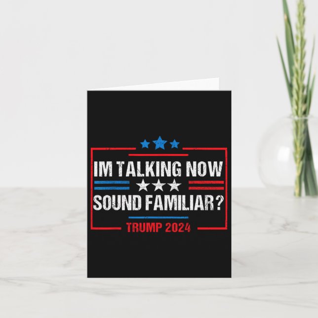 Jag talar nu om valtrumpen 2024 W Kort (Framsida)