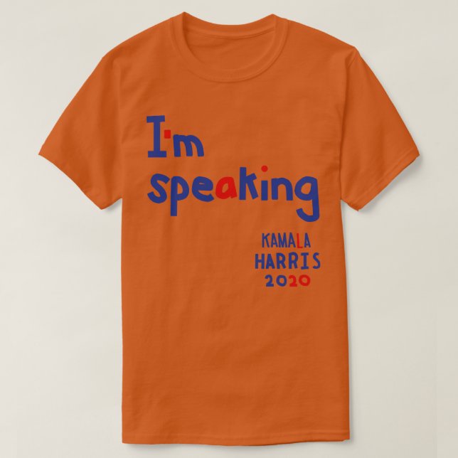 Jag talar om Kamala Hoodie T Shirt (Design framsida)