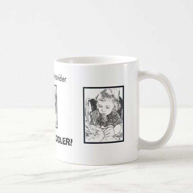 Jag talar småbarn! /MUG Kaffemugg (Höger)