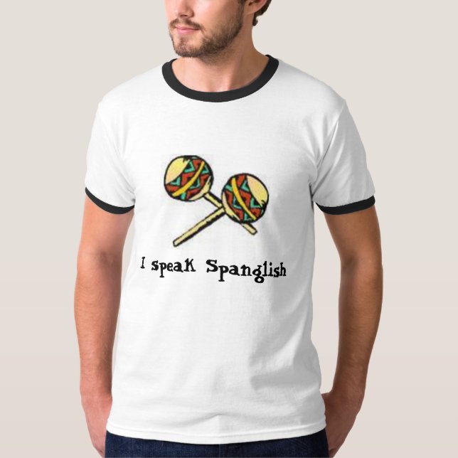 Jag talar Spanglish Tee (Framsida)