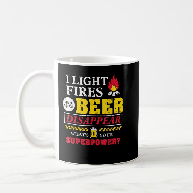 Jag tänder eldar och får öl att försvinna vad är d kaffemugg (Vänster)
