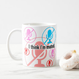 Jag tänka är avstängd. kaffemugg