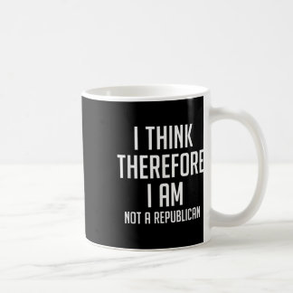 Jag Tänka är därför inte republikansk demokratisk Kaffemugg