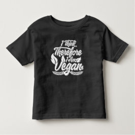 Jag Tänka, därför är jag Vegan T Shirt