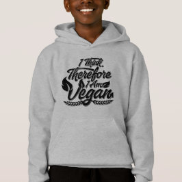 Jag Tänka, därför är jag Vegan T Shirt