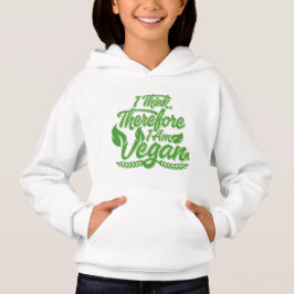 Jag Tänka, därför är jag Vegan T Shirt