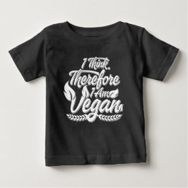 Jag Tänka, därför är jag Vegan T Shirt