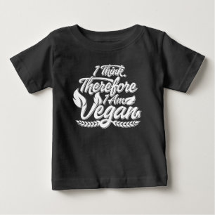 Jag Tänka, därför är jag Vegan T Shirt