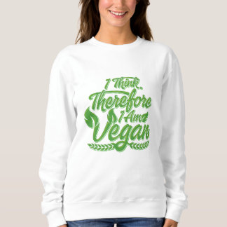 Jag Tänka, därför är jag Vegan T Shirt