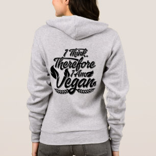 Jag Tänka, därför är jag Vegan T Shirt