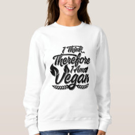 Jag Tänka, därför är jag Vegan T Shirt