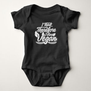 Jag Tänka, därför är jag Vegan T Shirt
