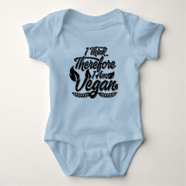 Jag Tänka, därför är jag Vegan T Shirt