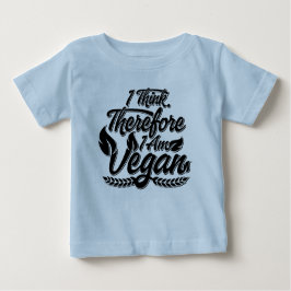 Jag Tänka, därför är jag Vegan T Shirt