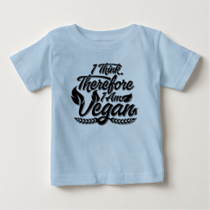 Jag Tänka, därför är jag Vegan T Shirt