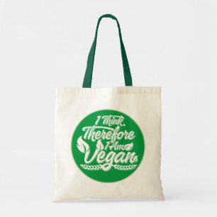 Jag Tänka, därför är jag Vegan Tygkasse