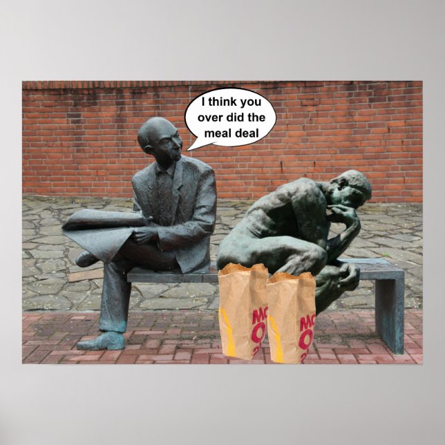 Jag tänka dig över att du gjorde måltidsaffären. poster (Framsidan)